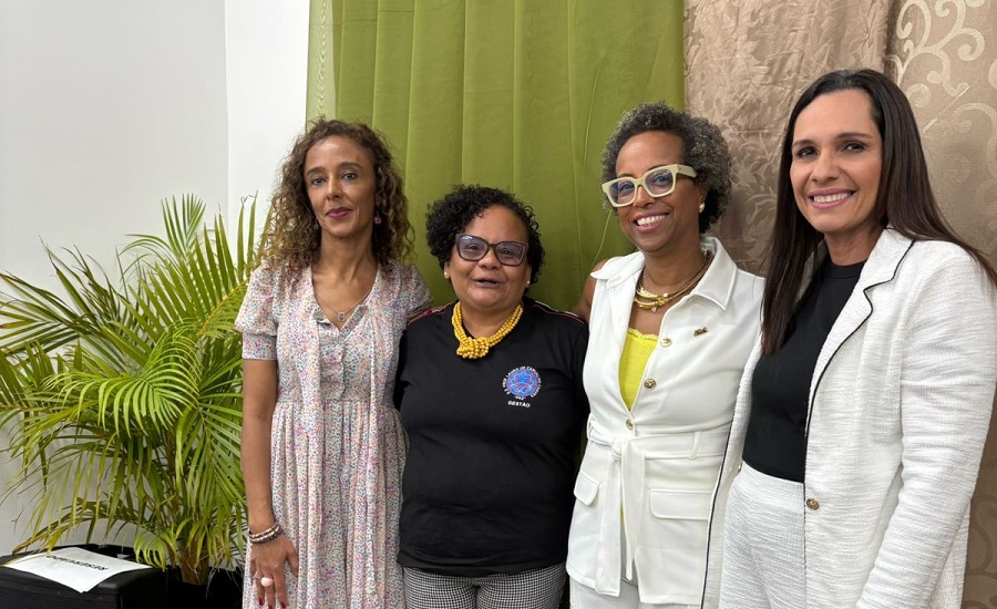 Representantes do NEES e da RIEH juntas na inauguração do Núcleo de Inovação no Amapá