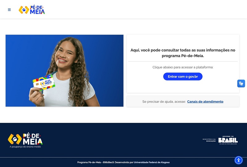 Nova plataforma do Pé-de-Meia